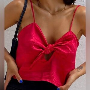 NWT ❤️ Motel Roce Tie-Front Cami - Size Small